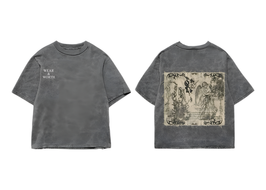 RETRO - ACID WASH OVERSIZED TEE ( LIMITED )