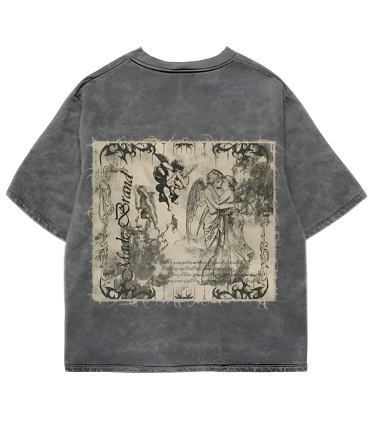 RETRO - ACID WASH OVERSIZED TEE ( LIMITED )
