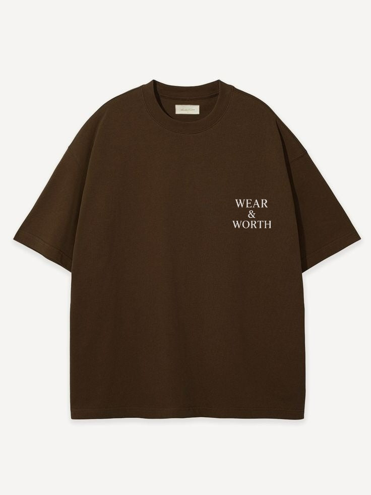 FEARLESS BROWN TEE
